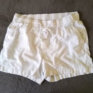 Old Navy White Beach Shorts (Size Medium, Gently Used)